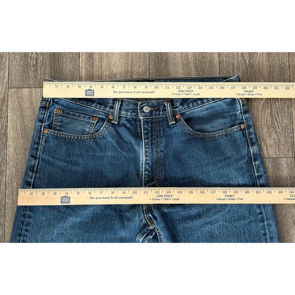 LEVI'S 505 MENS DENIM BLUE JEANS 36X34 CASUAL - WORK - LONG - Picture 3 of 9
